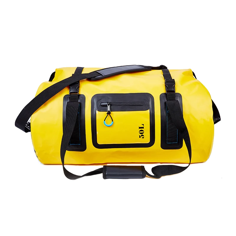 50/70L Large Capacity Waterproof Bag 500D PVC Dry Outdoor Camping Duffel Rafting Sports Handbag Kayak Hermetic Ocean Beach Bag