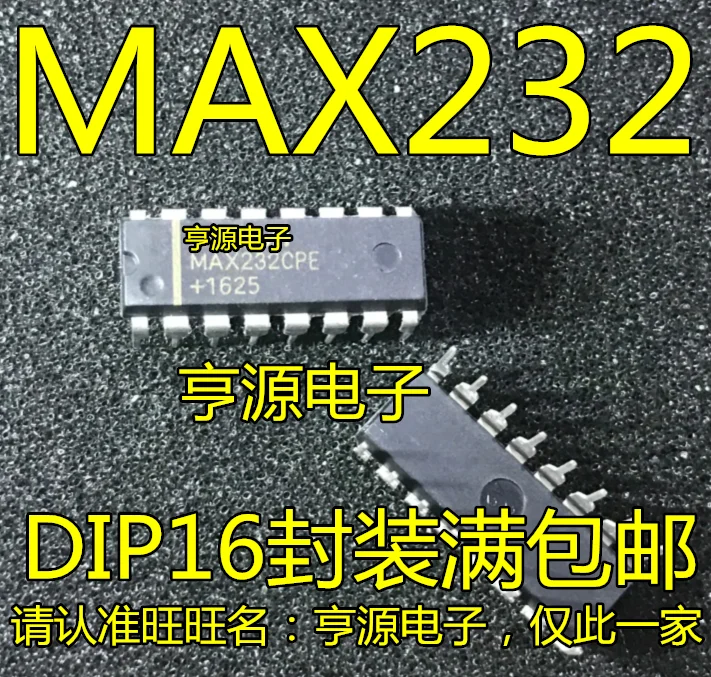 

50 шт./лот MAX232 MAX232EPE max232cпедиp16 100% Новинка