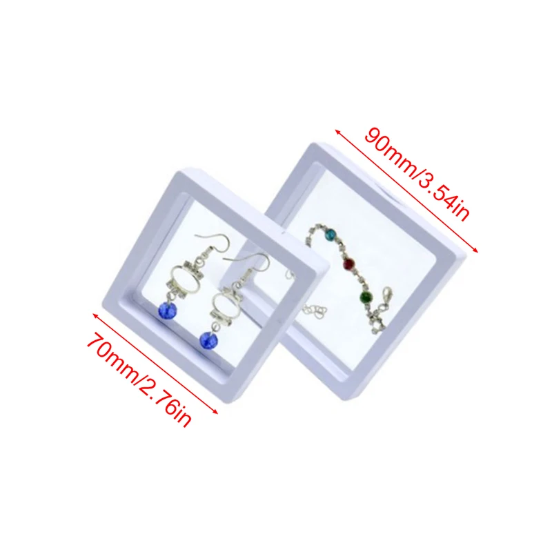 Прозрачная пленочная коробка футляр для ювелирных изделий эластичная акриловая