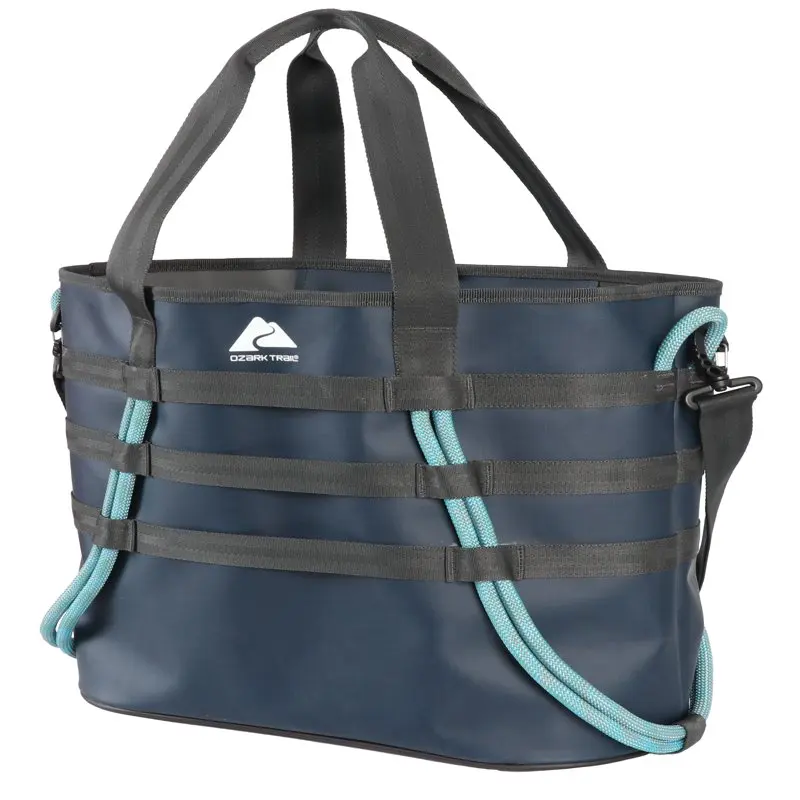 Ozark Trail Adult Durable Camping Carry-All Tote Handbag, Unisex, Blue