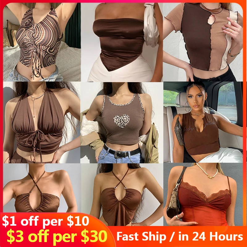 

90s Baby Tee Bustier Clothes For Y2k Corset Sexy Tank Crop Tops Women Cyber Accessories Summer Body Blouse Aesthetic Camisole