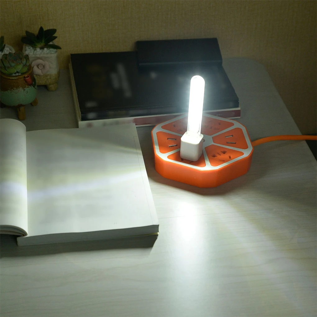 

Pack of 2 USB Light Computer LED Table Book Lamp Dormitory U Disk Camping Bright Energy-saving Night Lighting School