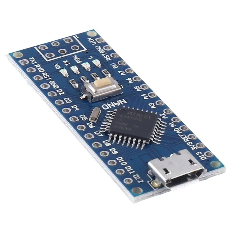 Фото Y23A-10Pcs Nano 3.0 с загрузчиком, совместимый контроллер Nano для Arduino, драйвер CH340, 16 МГц, ATMEGA328P №4
