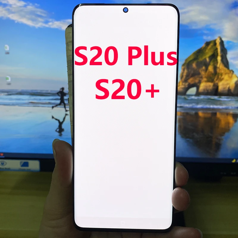 

Original G985F LCD For Samsung Galaxy S20 Plus LCD With Frame S20 Plus SM- G985A G985U Display Touch Screen With Minor burn