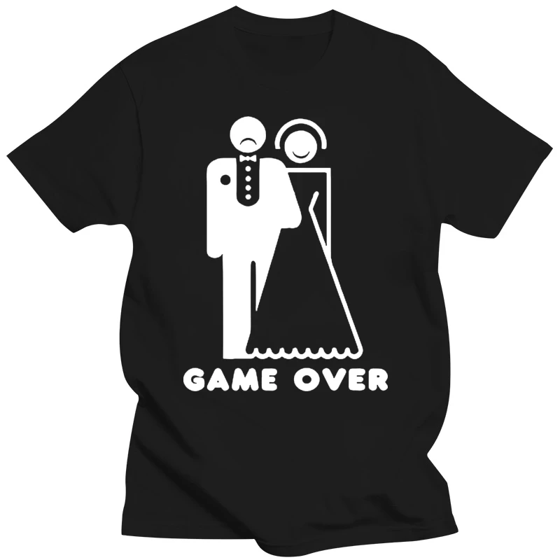 

Game Over - Stag Do Groom Wedding Funny Gift T-Shirt Tshirt Teenage Pop Top Tee Shirt
