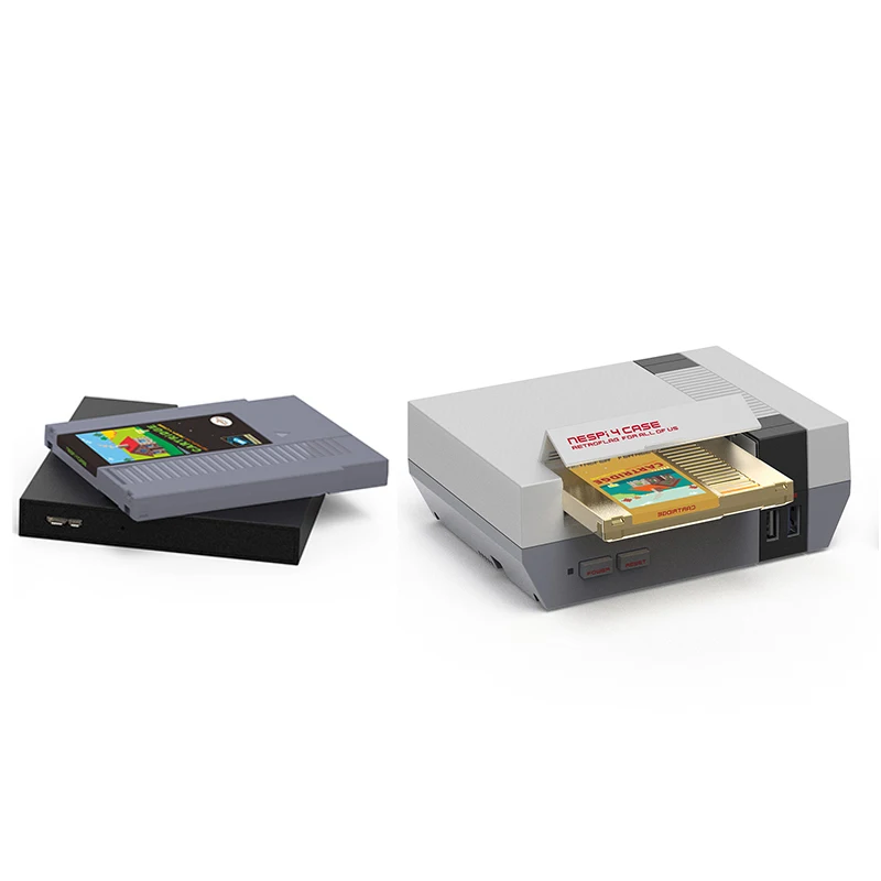 Картридж Retroflag в стиле NES корпус для жесткого диска NESPi 4 чехол HDD/SSD Raspberry Pi ПК