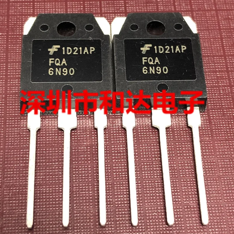 

5PCS-10PCS FQA6N90 MOS TO-3P 6.4A 900V ON STOCK NEW AND ORIGINAL