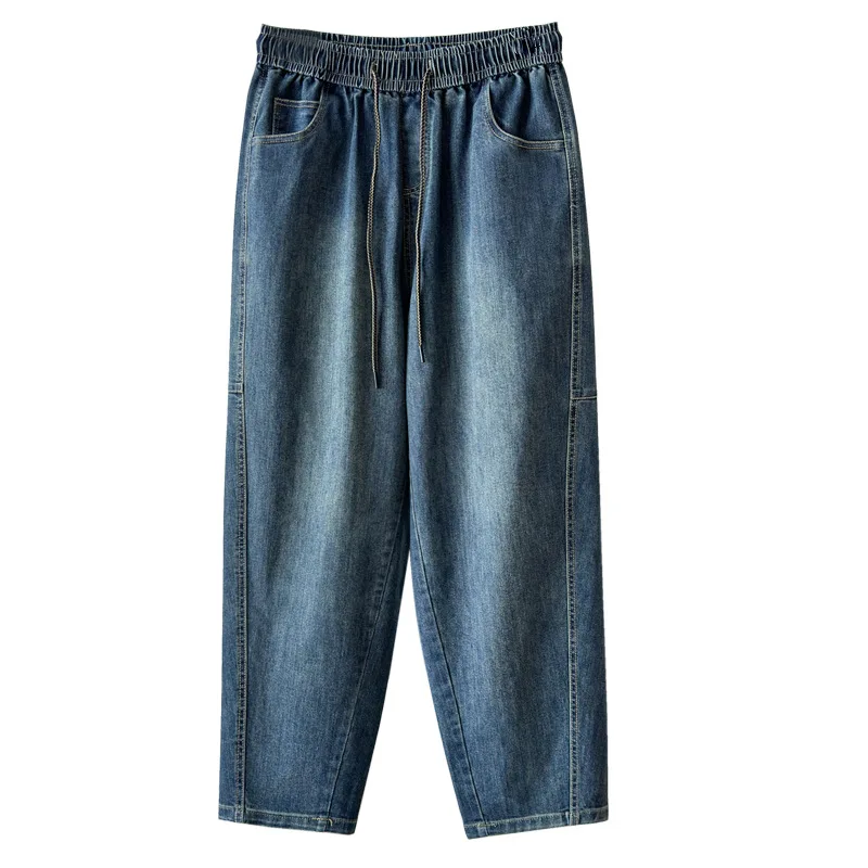 Очень большие джинсы больших размеров весом 50 00 кг. Женские весенне-осенние