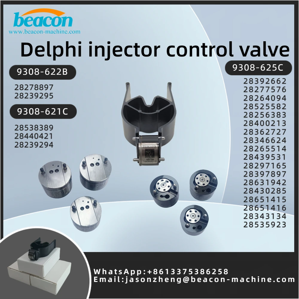 

9308-625c 9308-622b 9308-621c Black Coating Common Rail Injector Valve 28362727 28346624 28265514 Diesel Valve For Delphi