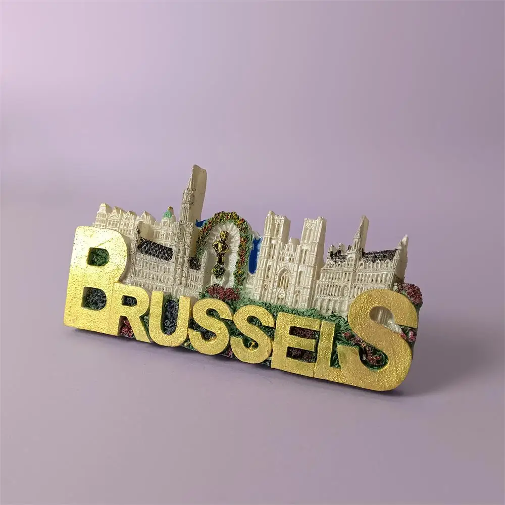 Europe Belgium Luxembourg Denmark Fridge Magnet Personalized Tourist Attractions Magnetick Refrigerator Stickers