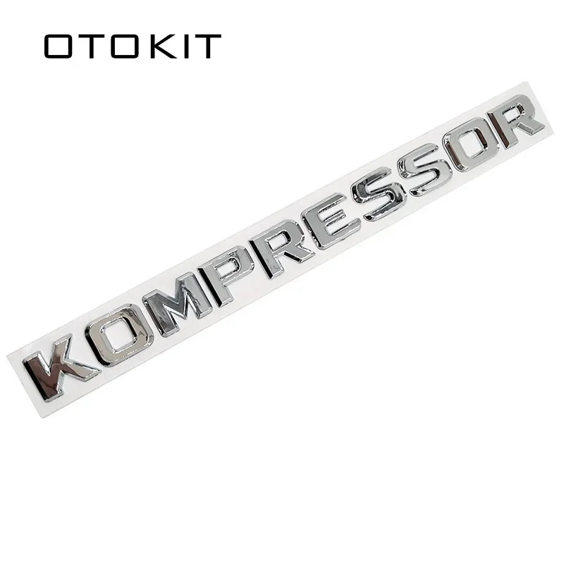 

3D хромированная наклейка-эмблема из АБС-пластика KOMPRESSOR для Mercedes Benz SLK CLK SL CLS ML GL A B C E S Class CL55 SLK200 C180 CLC200
