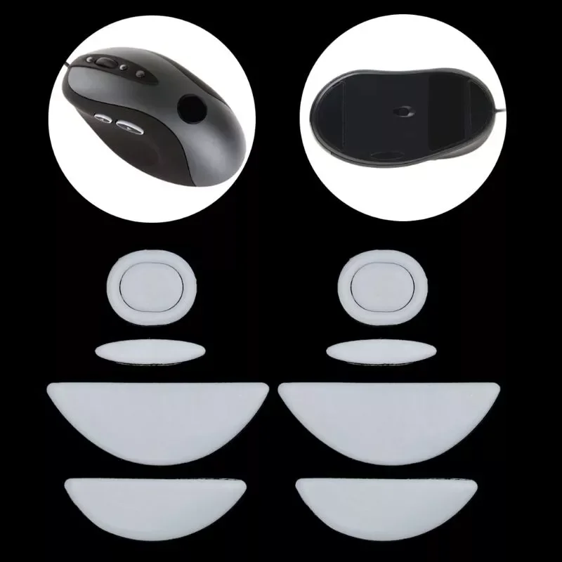 

Наборы/упаковка мыши ножки мыши скейт для Logitech MX518 /G400 /G400S белая мышь скользит изогнутый край