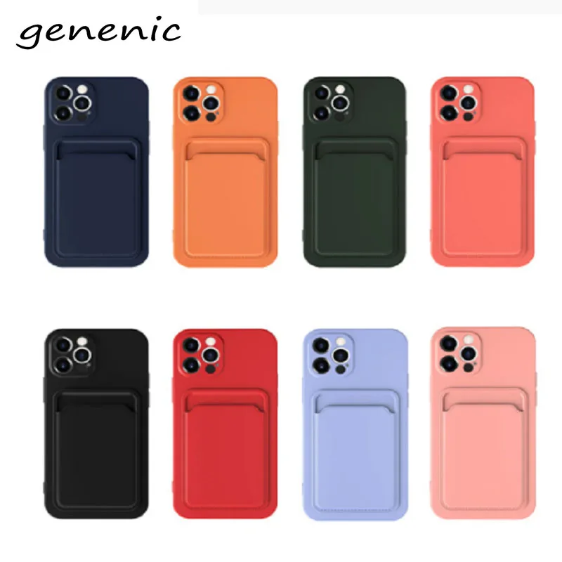 Карманный защитный тонкий гибридный Чехол-кошелек Genenic из ТПУ для Apple iPhone 14 Pro