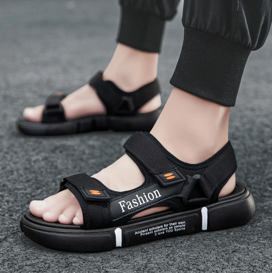 

New Fashion Summer Sandalias Hombre Leisure Men Beach Sandals High Quality Men Gladiator Sandals Soft Large Size Men's Sandals
