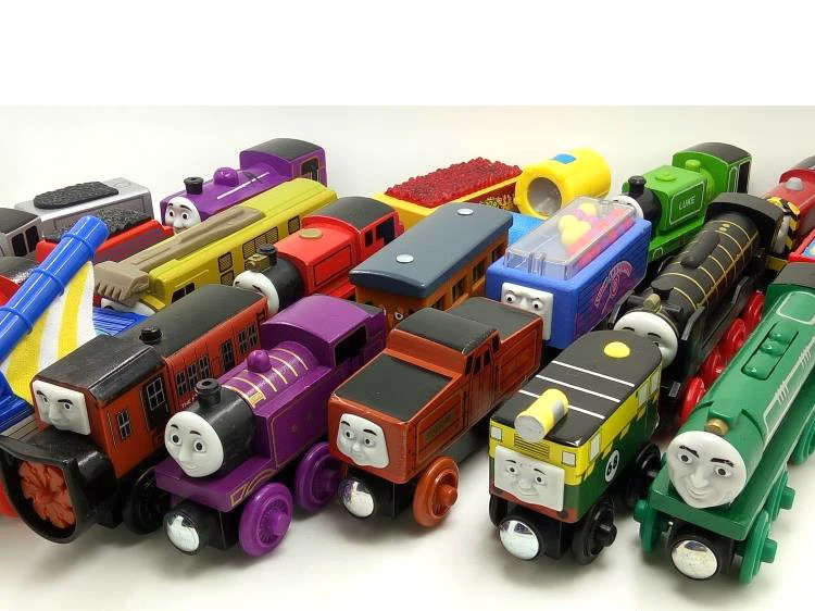 Деревянные игрушки для поездов Thomas and Friends Обучающие железнодорожные обучающие