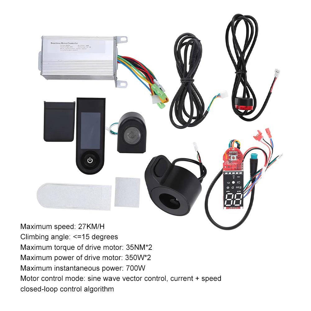 

36V 350W Electric Scooter Controller Board Set With Dashboard Accelerator Replacement For Xiaomi M365/Pro Scooter Accessories