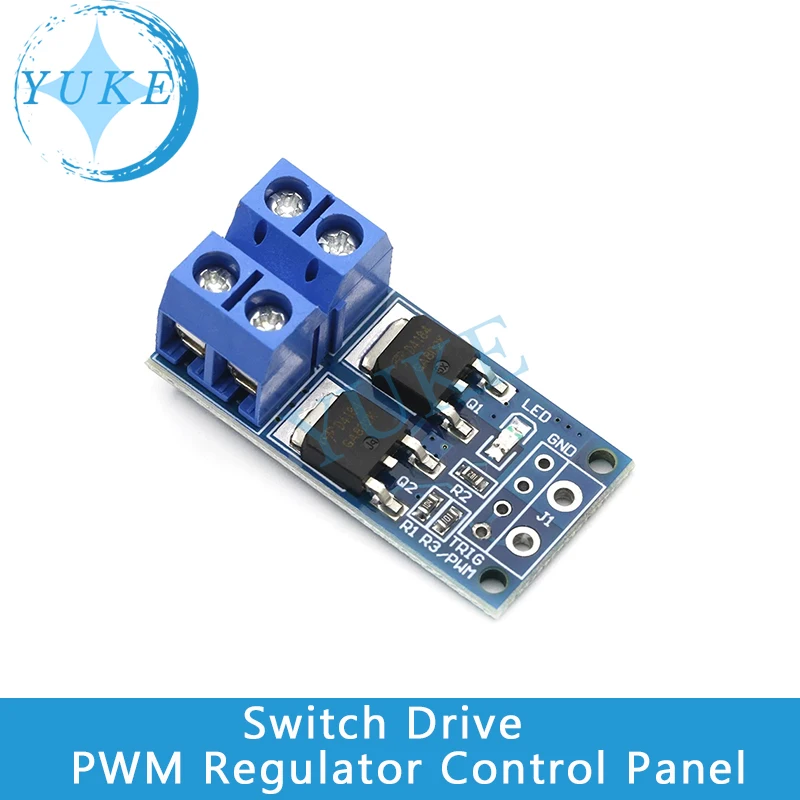 

5pcs 15A 400W MOS FET Trigger Switch Driver Module PWM Regulator Control Panel for arduino DC 5V 12V 36V