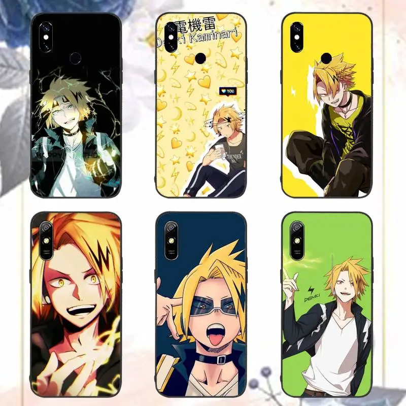 

Denki Kaminari My Hero Academia Phone Case For Xiaomi Redmi note 7 8 9 11 i t s 10 A poco f3 x3 pro lite funda shell coque cover