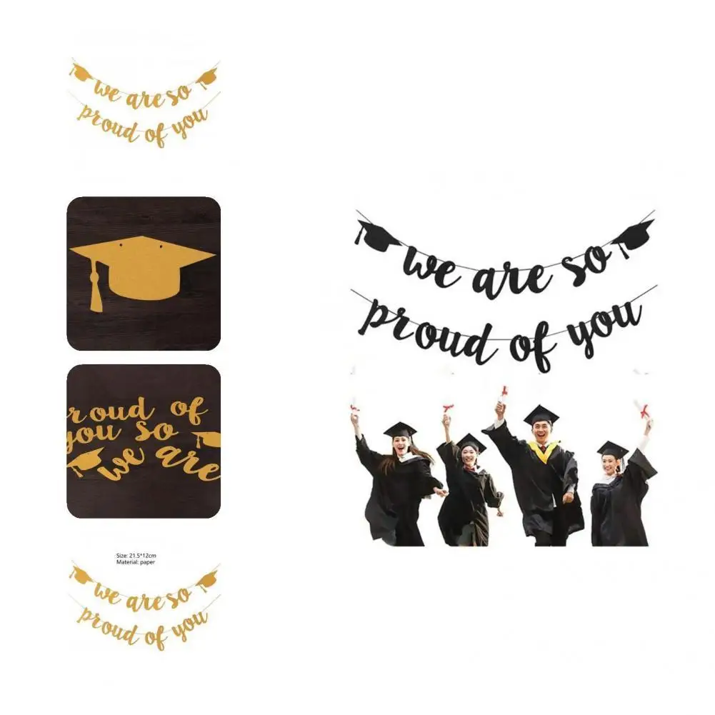 

Simple Installation Eye-catching Grad Decorative Hanging Banner for School