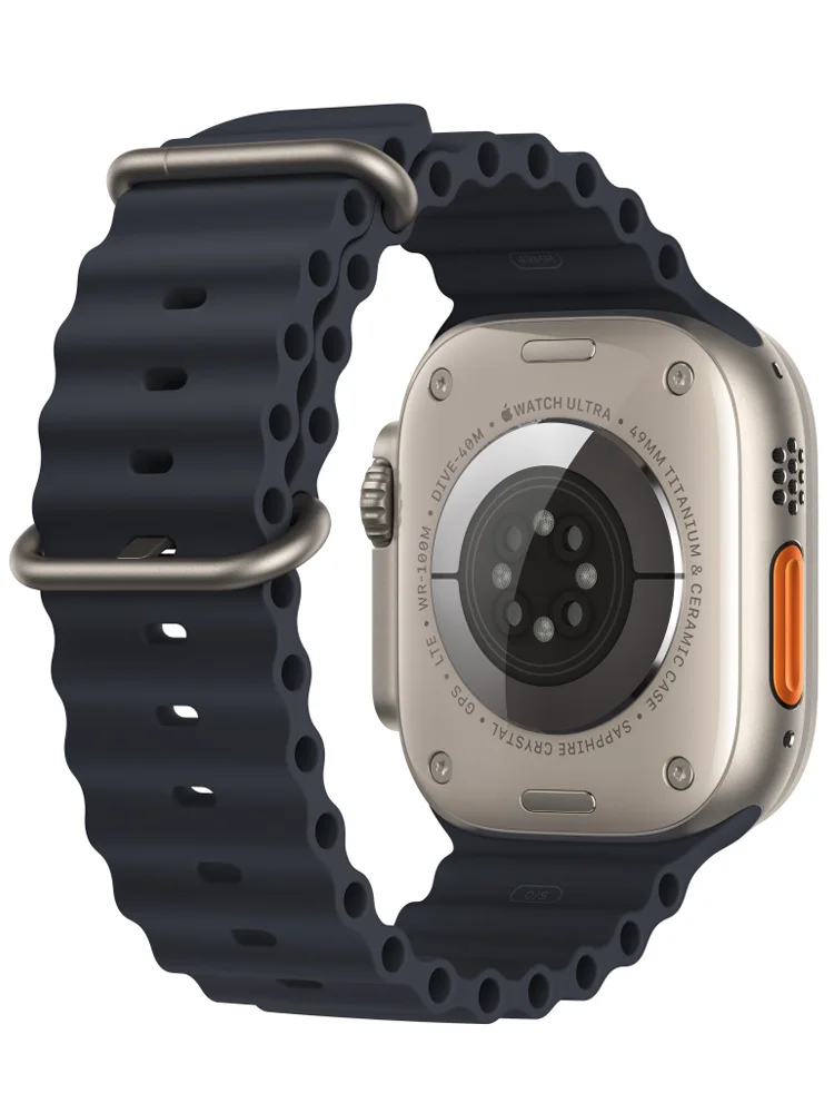 

Ocean strap for Apple watch Band series 7 8 4 5 6 3 SE 44mm 40mm 45mm 41mm 42mm silicone bracelet correa Apple watch ultra 49mm