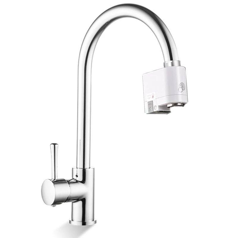 

Water Saving Device Automatic Sense Infrared Induction Intelligent Sink Faucet IPX6 Waterproof Overflow Protect