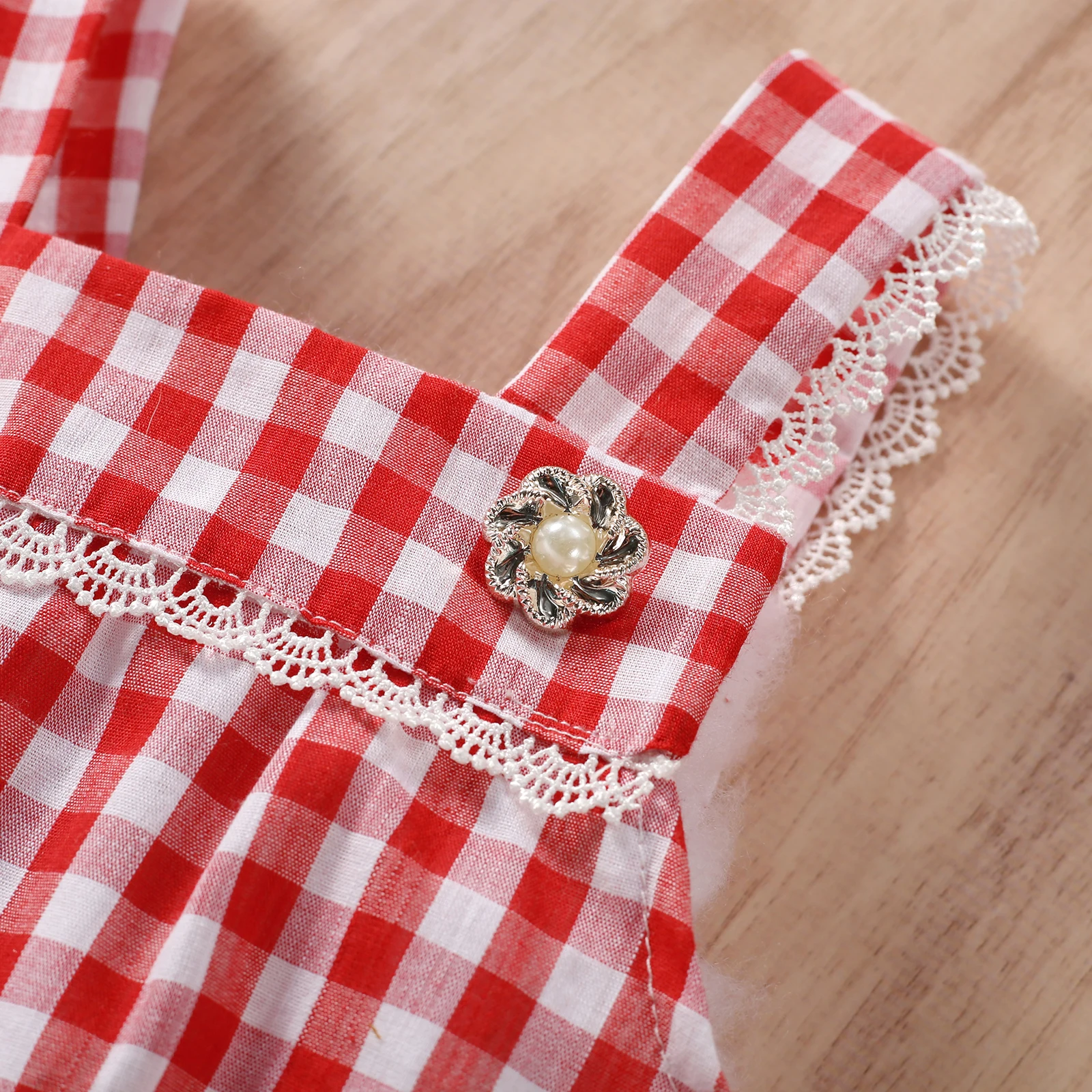 Комплект одежды из двух предметов для маленьких девочек комбинезон без рукавов с