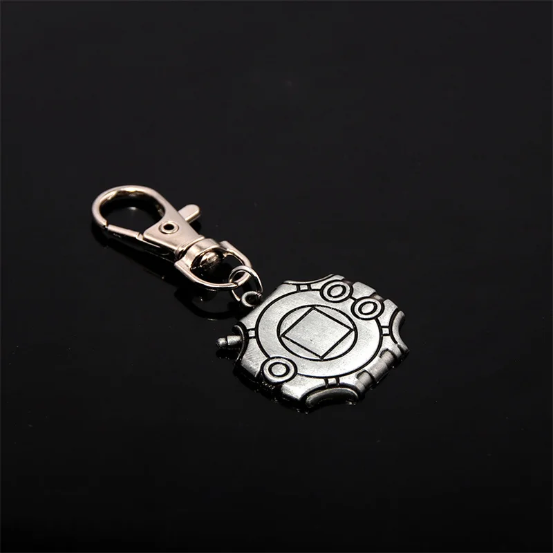 

Digimon Adventure Evolution Badge Evolution Keychain Cosplay Anime Peripheral KeyRing Badge