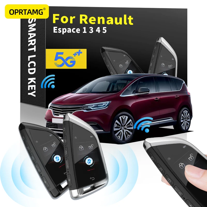 

Remote Key LCD Display Screen for keyless-go smart key vehicle For Renault Espace 1 3 4 5 2000 2001-2018 2019 2020 2021 2022