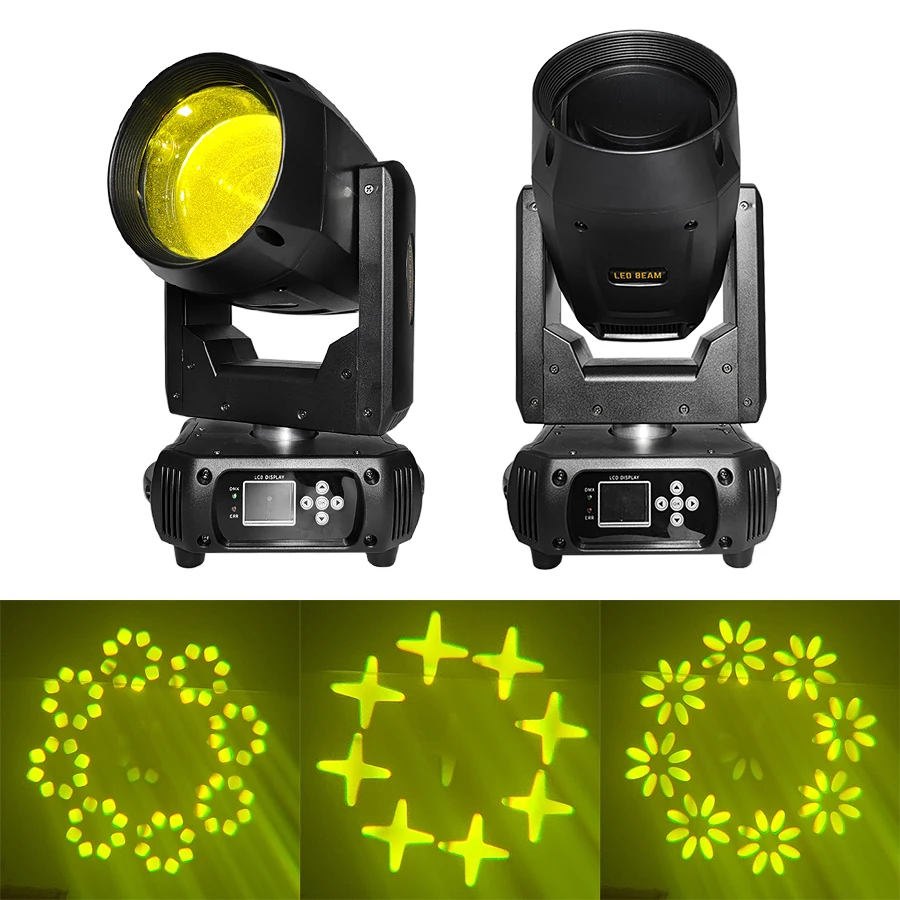 New 150W Beam Moving Head Light Gobo/Gobo Rotary Motorized Focus with DMX Controller for Projector Dj Disco Bar Stage Lighting