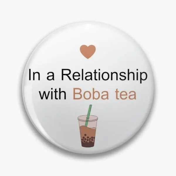 

Женская Мягкая брошь на пуговицах в отношениях с рубашкой Boba Tea V1