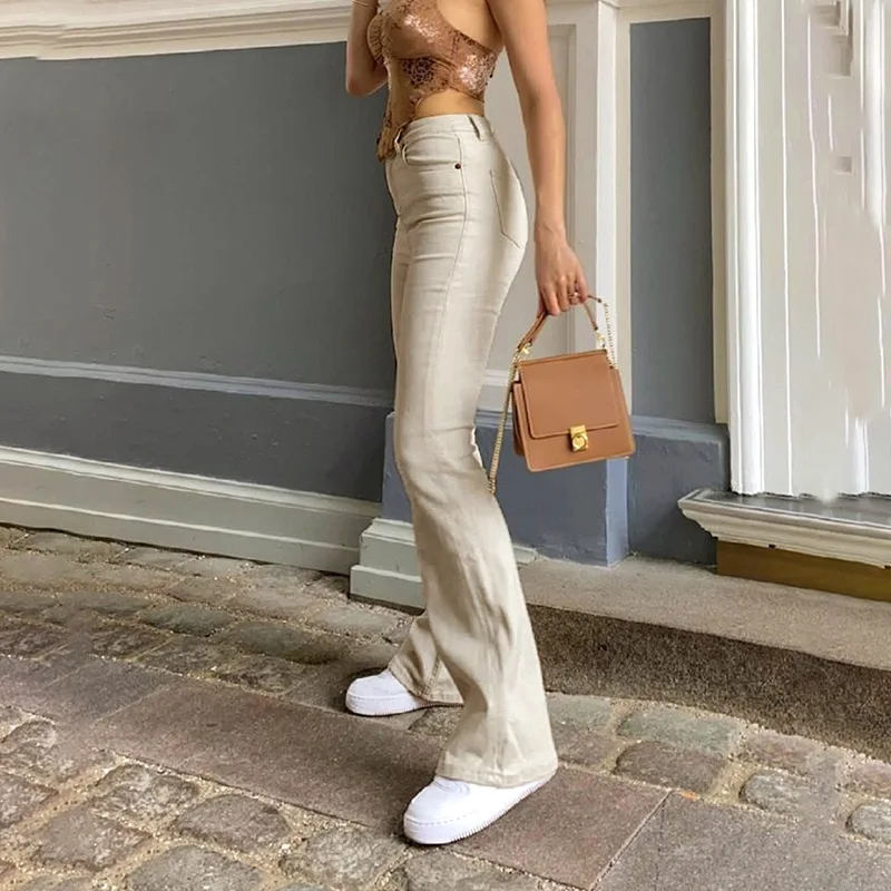 Denim Mom Jeans Women High Waist Casual 