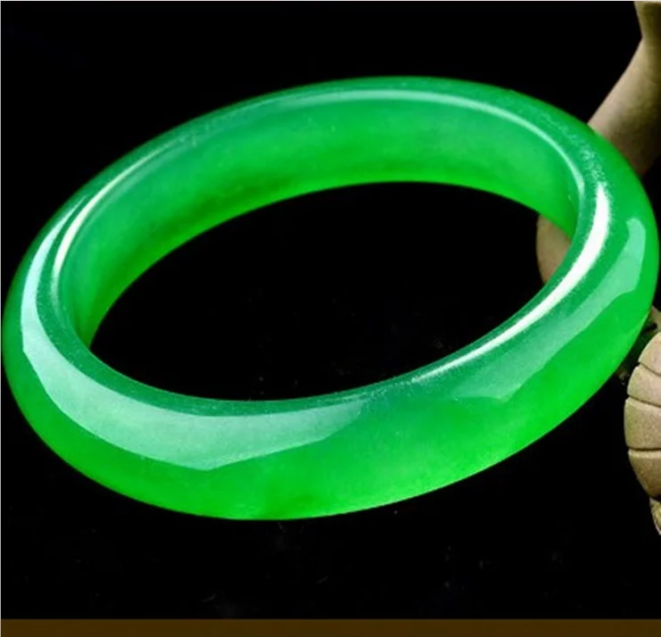 

Натуральный 56-64 мм зеленый нефрит, нефрит, кварц, драгоценный камень, браслет, браслет