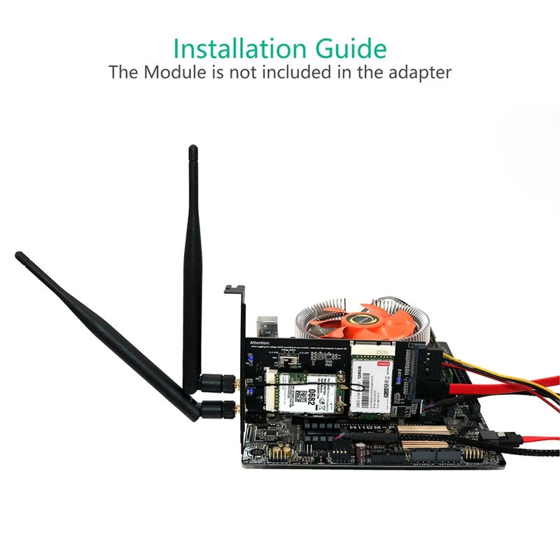 НОВЫЙ мини-адаптер PCI-E к 1X со слотом для SIM-карты адаптер MSATA SSD SATA 3.0 2 в 1