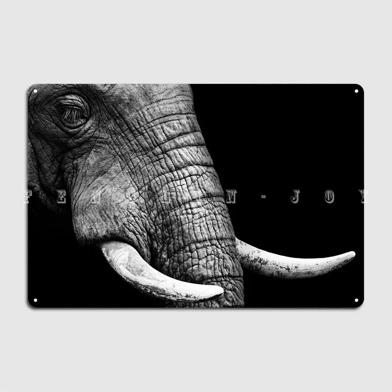 

Плакат с лицом слона, металлический знак, Клубная вечеринка, пещера, паб, Классический Настенный декор, жестяные плакаты