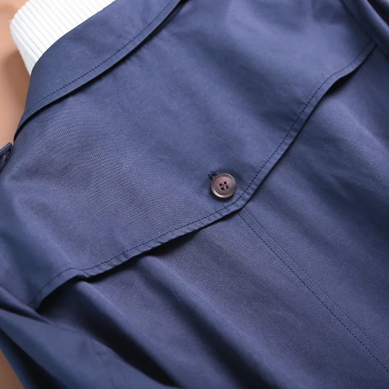 Рот MIJIA Quali Fried Street! Маленькие люди также выглядит высоким повседневным двубортным