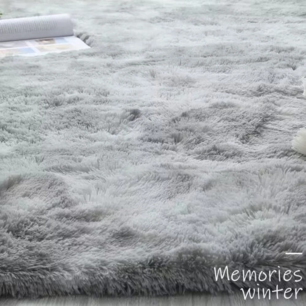 

Hairy 13 Colors Rugs for Children Bedroom Soft Furry Carpet Living Room Kids Baby Room Nursery Playroom Cute Room Decor Area Rug