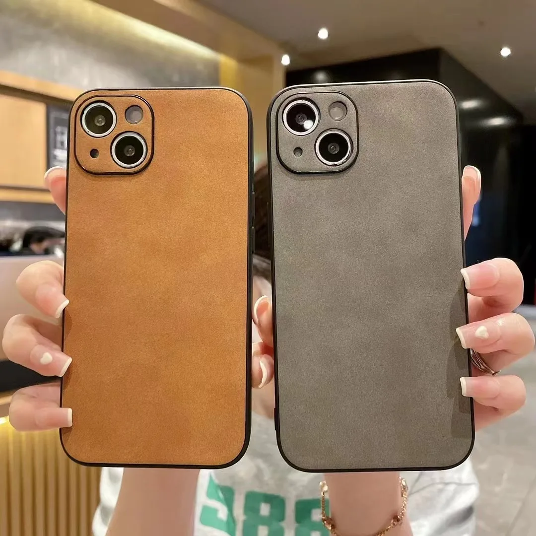 

Solid Color Business Soft PU Leather Phone Case Cover For iphone 11Pro 14 12 11 13 Pro Max 7 8Plus XSMAX XR X XS 13 14 Pro Funda