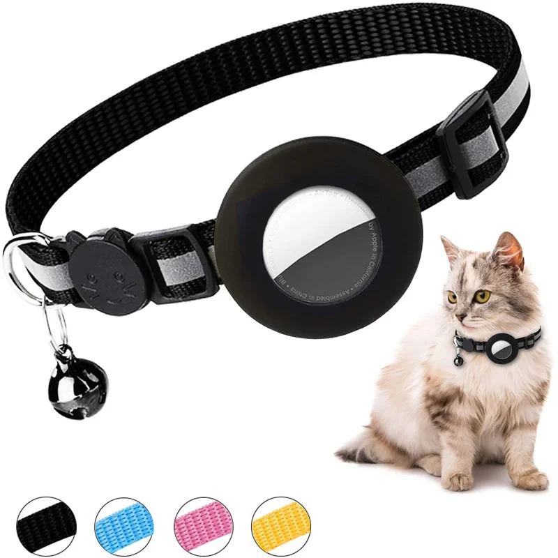 

1Pcs For Apple Airtag Case Dog Cat Bell Collar GPS Finder Luminous Protective Case For Apple Air Tag Tracker Case Pet Supplier