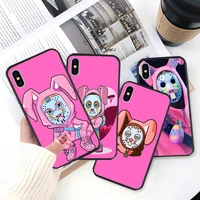 cool cartoon phone case raider rabbit for iphone 13 11 pro max 12 mini xs mobile shell 6s 7 8 plus x xr 5s 10 se 2020 hard cover