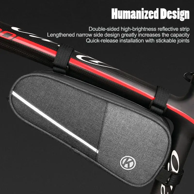 

Waterproof Triangle Bicycle Bags Front Tube Frame Bag Mountain Bike Pouch Frame Holder Saddle Bag MTB Cycling Accessories