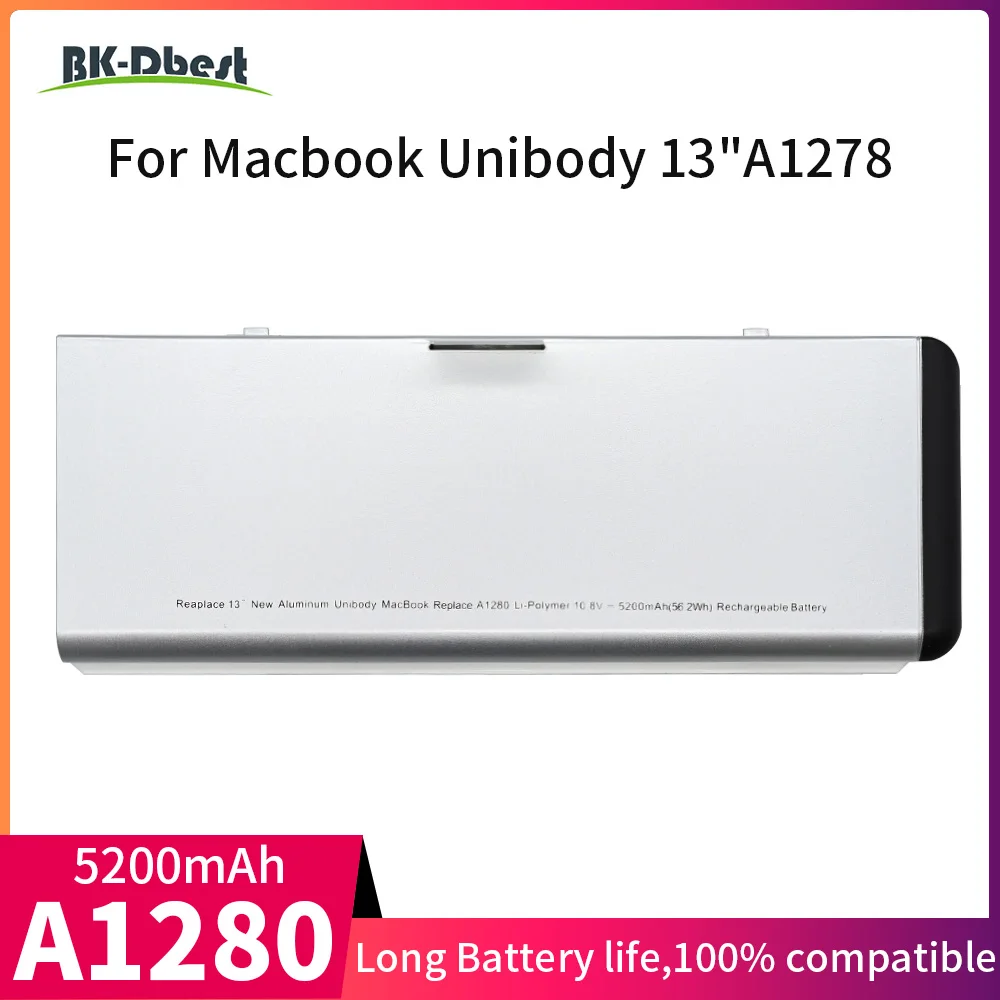 Аккумулятор A1280 для ноутбука Apple Macbook Unibody 13 дюймов A1278 2008 год