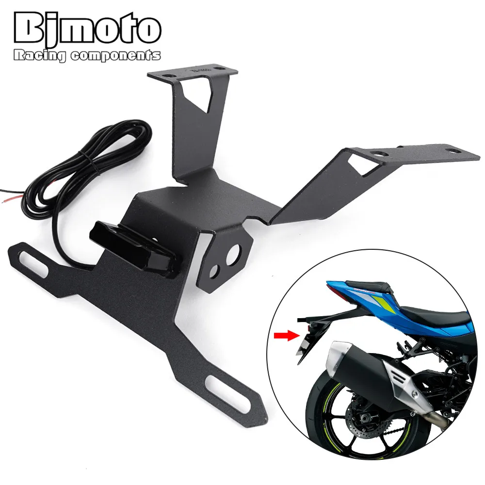 

Кронштейн для номерного знака мотоцикла с подсветильник кой для Suzuki GSX-R 1000 GSXR1000 2017-2021