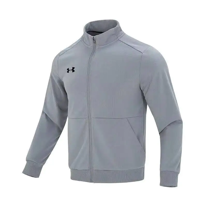 Мужская трикотажная куртка Under Armour 2026 года, новая коллекция, лимитированная серия, серая, мягкая, дышащая, для активного отдыха, 23600304-014 (art.: 3920db0533ce3) - 3920db0533ce3