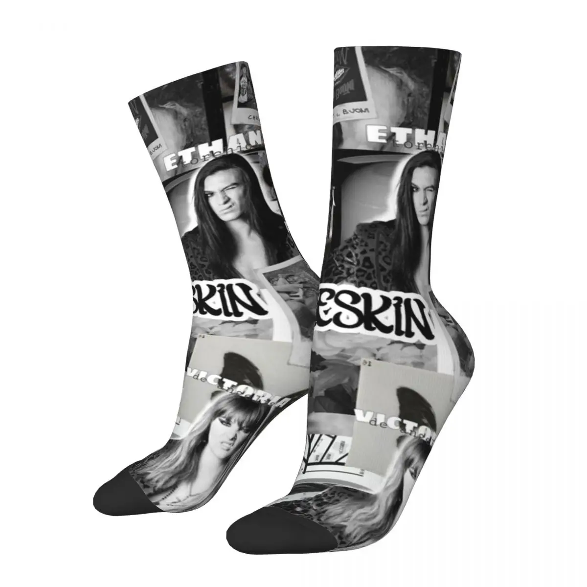 Осенне-зимние носки в стиле ретро унисекс Maneskin рок-группы поглощающие пот
