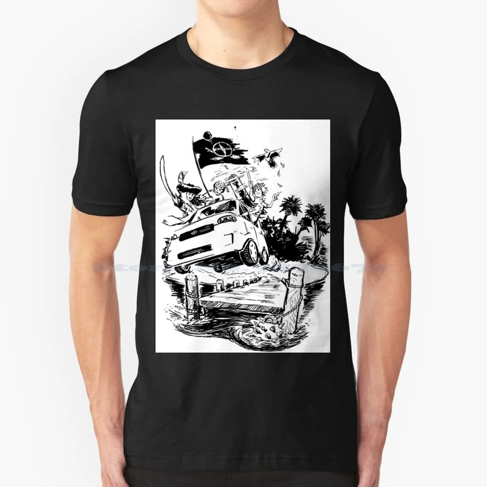 

Racing T Shirt 100% Cotton Tee Line Racing Finish Racecar Scion