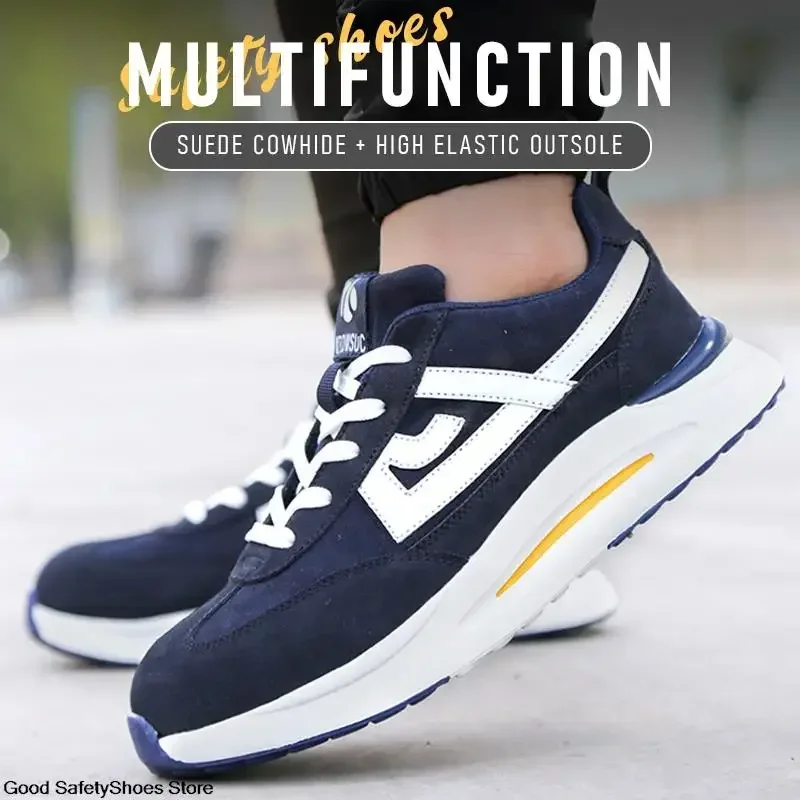 Легкие рабочие кроссовки мужская и женская рабочая обувь устойчивая к проколам