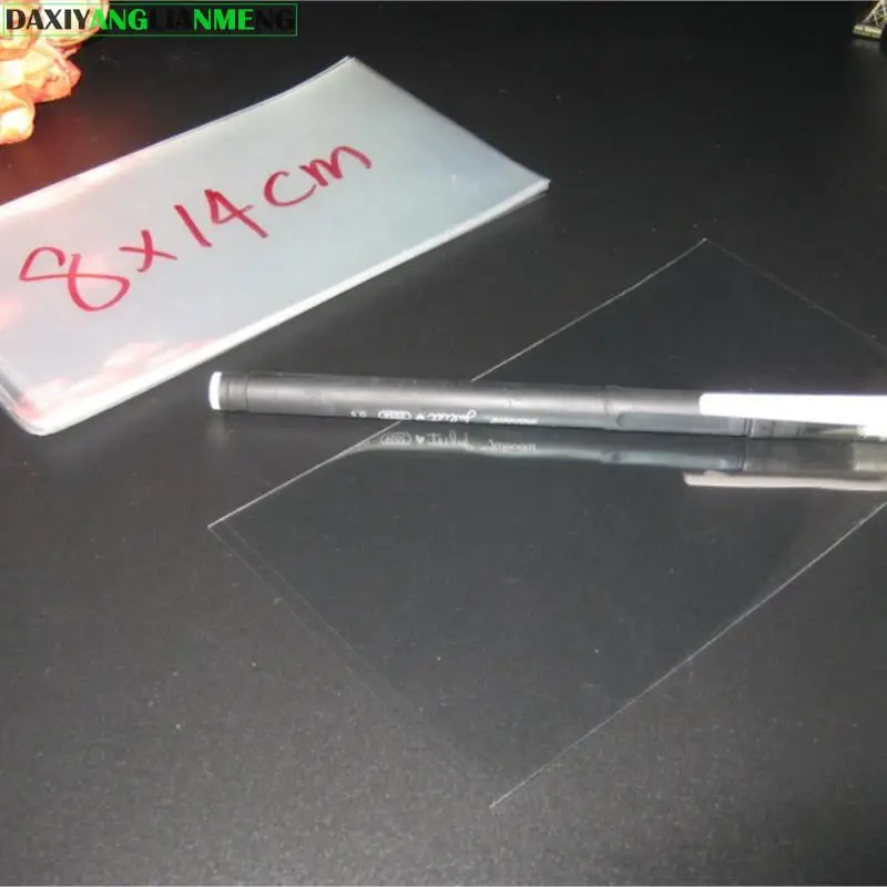 

Clear Cellophane Bags 8x14cm Transparent Opp Cosmetic Clear Plastic Storage Bag Gift Bags Candy Tools Flat Pocket