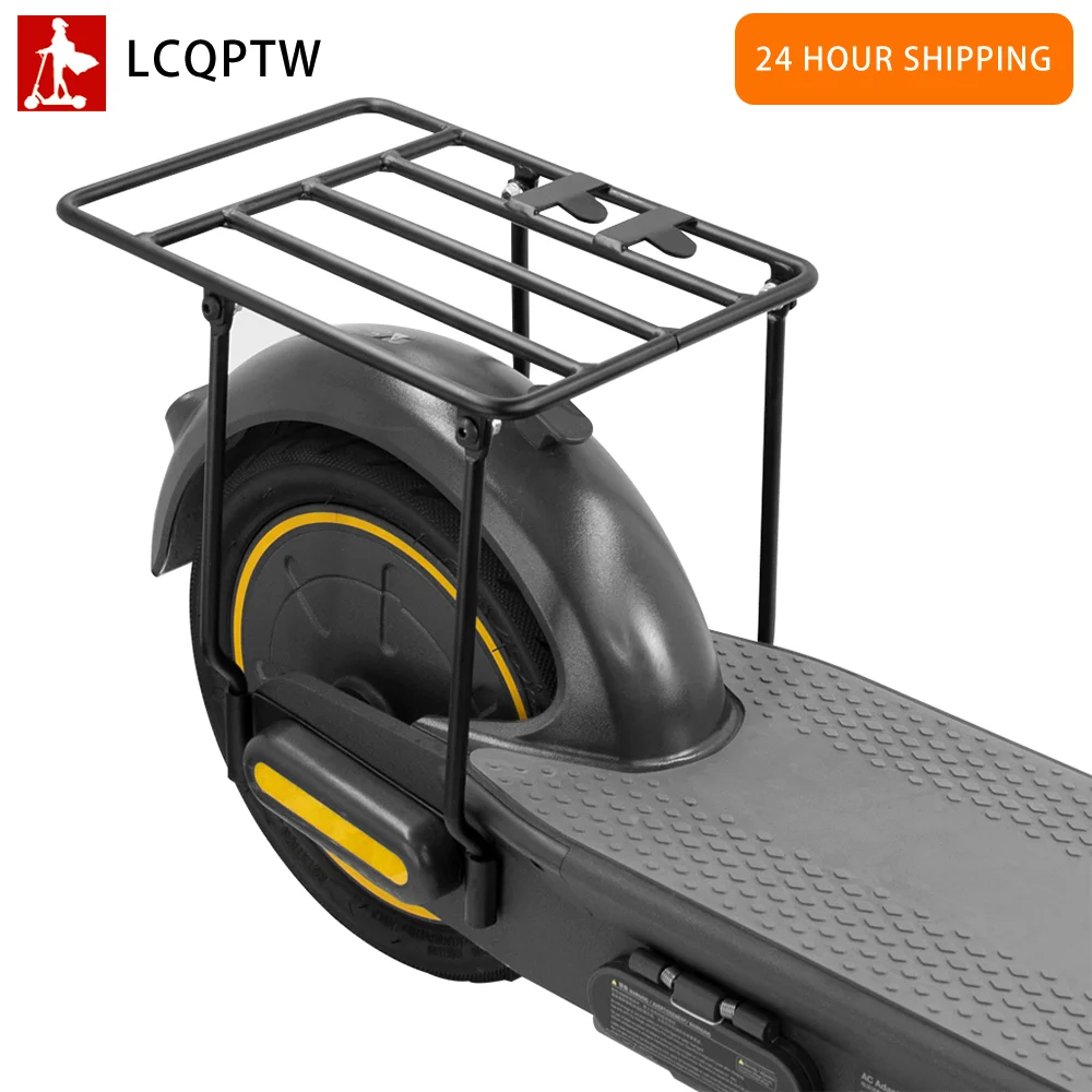 For Electric Scooter Segway Ninebot Max G30 G30LP G30E G30D Rear Storage Shelf Thicken Steel Folded Cargo Carrier Rack Parts