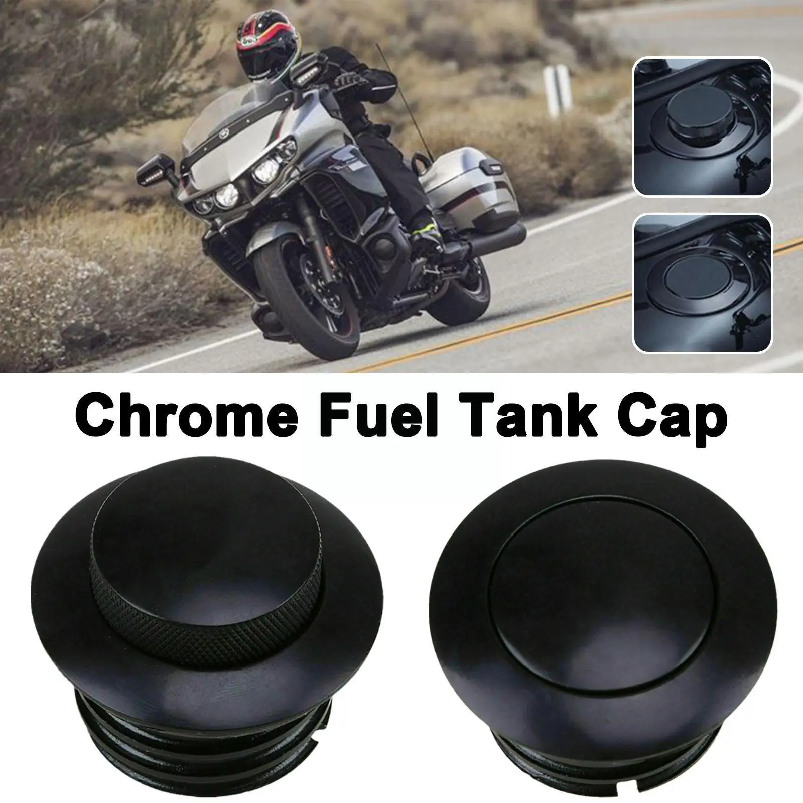 

Aluminum Fuel Gas Oil Tank Cover Protector For Harley-Davidson Models Softail Dyna Touring Road King Y8Z4