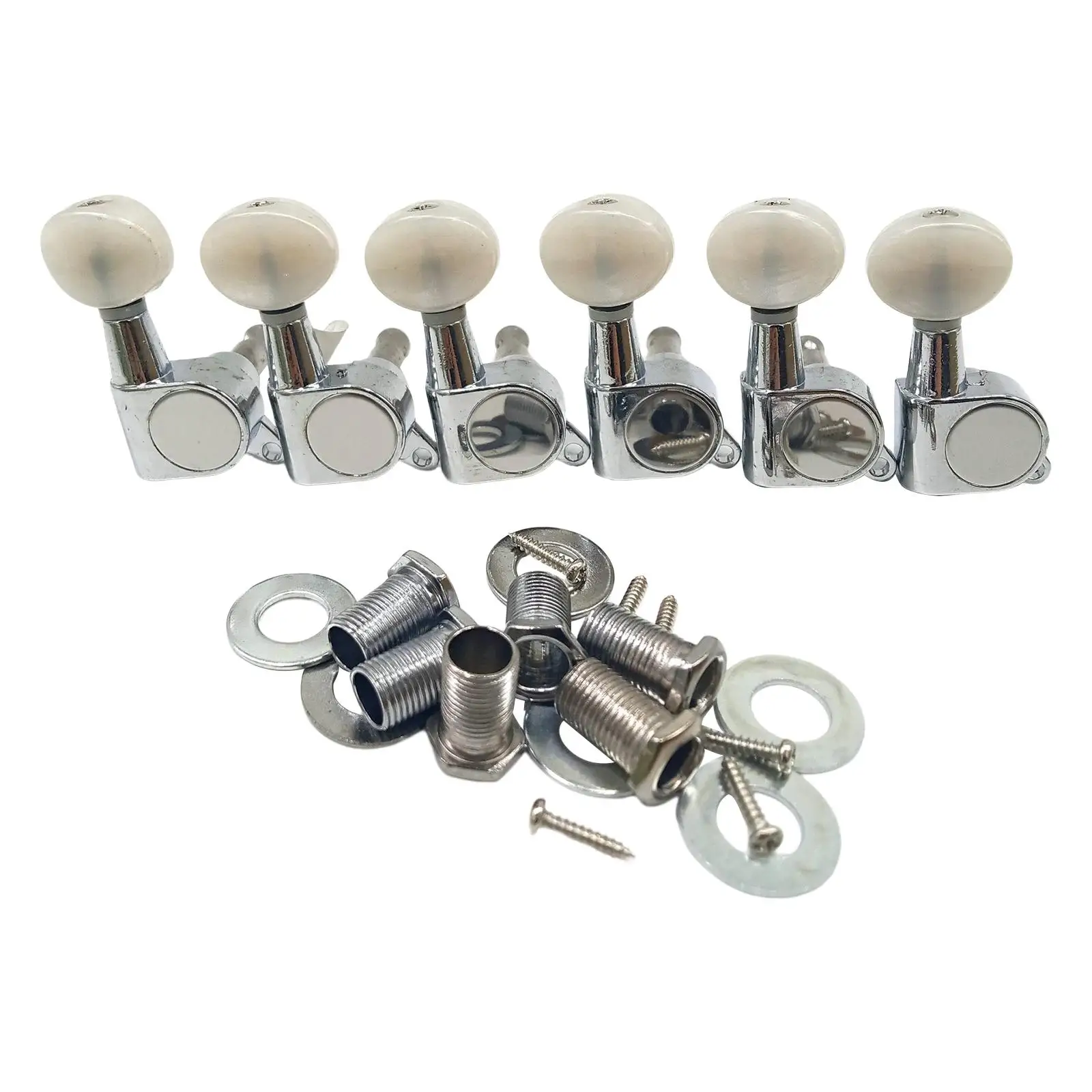 

6x Sealed Tuning Key Pegs Set 6R for Electric Guitar Accessory DIY